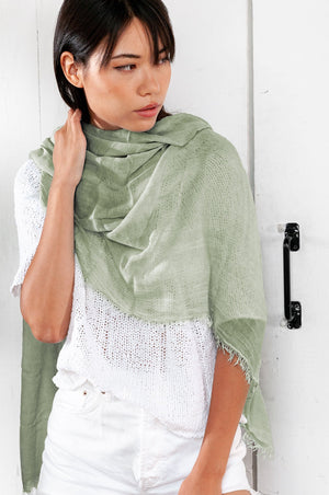 Bamboo Scarf - Palm - O/S - Scarves & Shawls