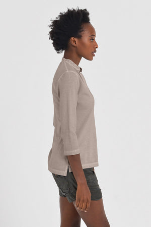 Banded Collar Polo Shirt - Corda - Polos