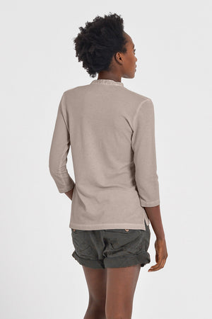 Banded Collar Polo Shirt - Corda - Polos