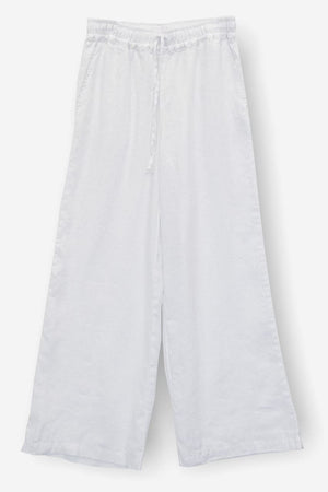 Billow Linen Pants - Bianco
