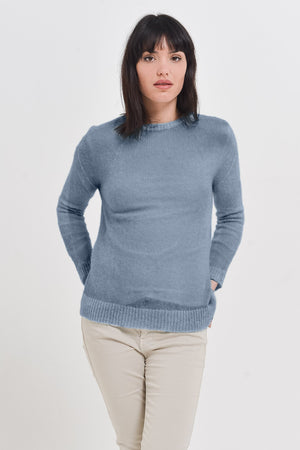 Birr Navy - Light Alpaca Sweater - Sweaters