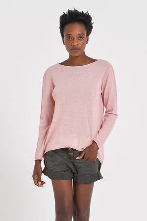 Boat Neck Cotton Sweater - Bali - Sweaters