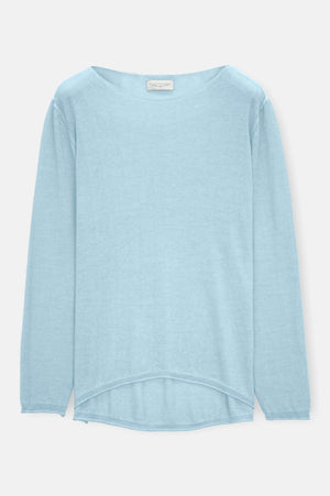 Boat Neck Cotton Sweater - Bora - Sweaters