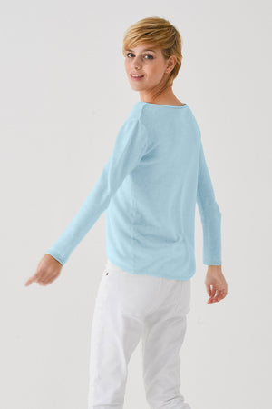 Boat Neck Cotton Sweater - Bora - Sweaters