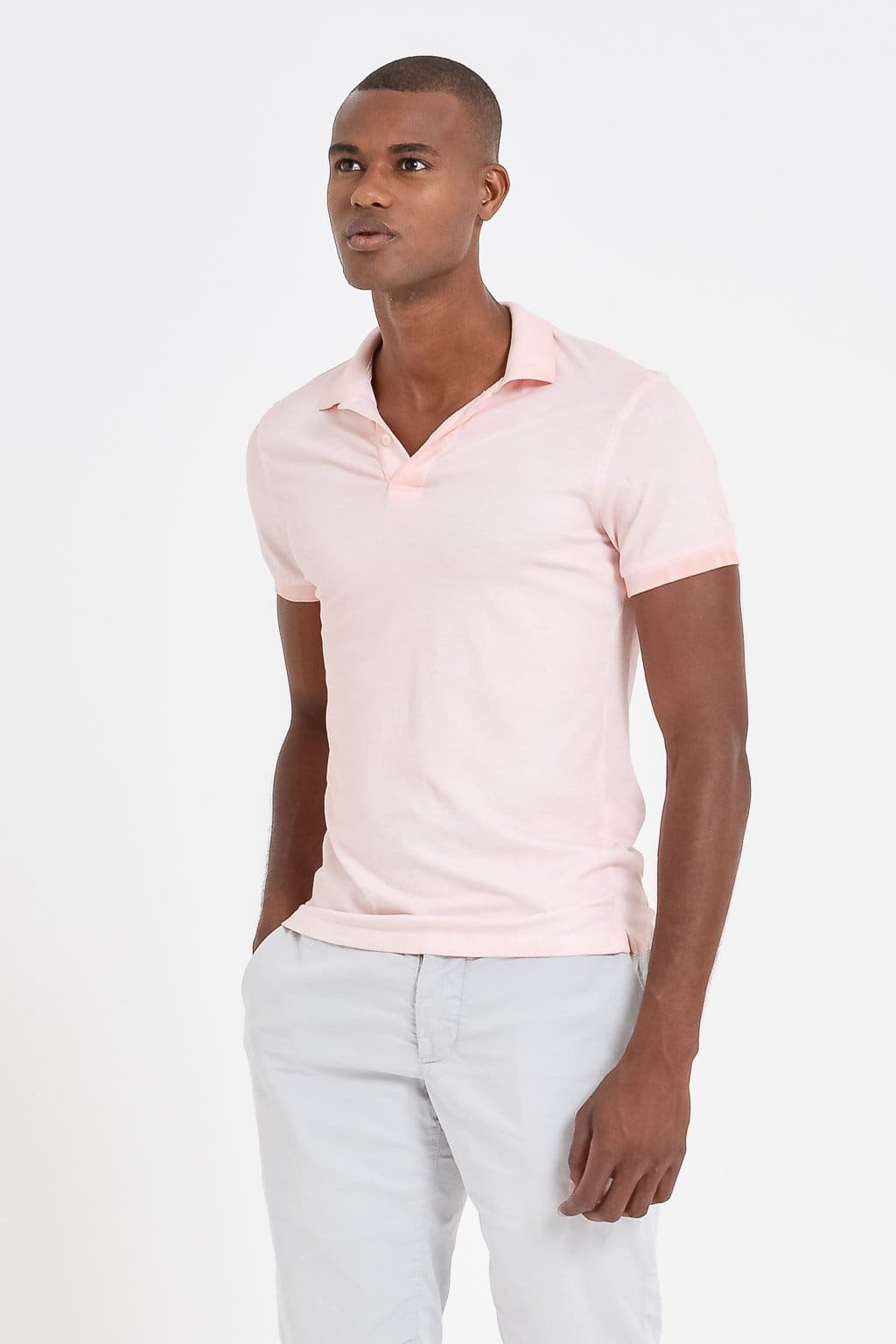 Slim Fit Stretch Pique Polo Shirt - Barbuda - Polos
