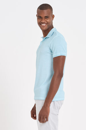 Slim Fit Stretch Pique Polo Shirt - Bora - Polos
