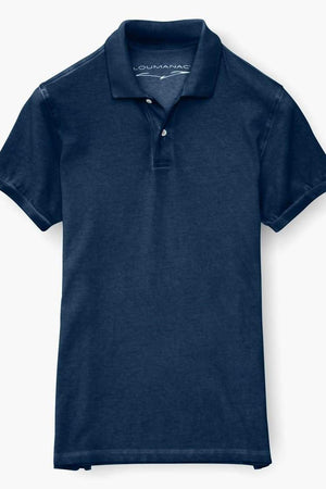 Signature Polo With Embroidery - Luxury Blue