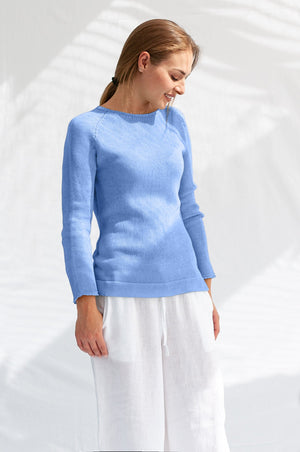 Cotton Cloud Pullover - Santorini - Sweaters