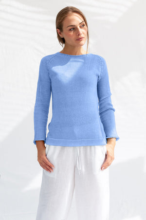 Cotton Cloud Pullover - Santorini - Sweaters