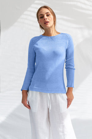 Cotton Cloud Pullover - Santorini - Sweaters