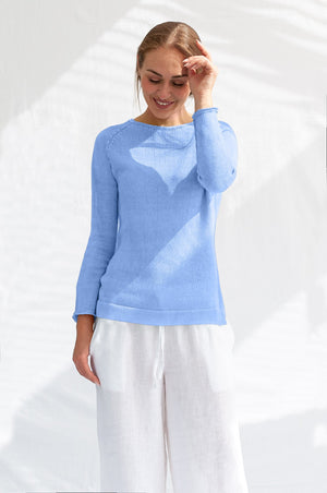 Cotton Cloud Pullover - Santorini - Sweaters