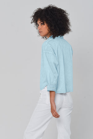 Crop Poplin Shirt Bora - Shirts
