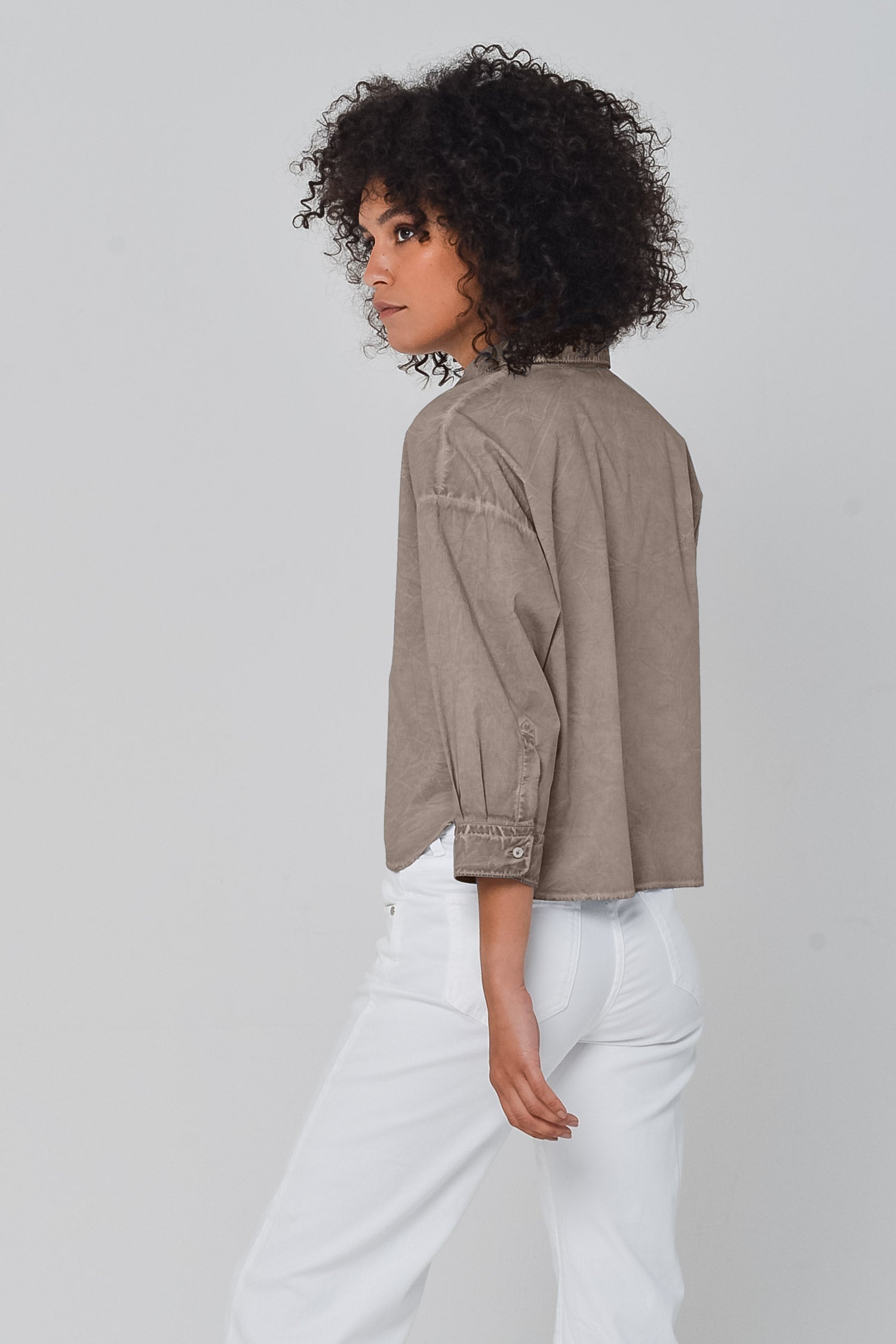 Crop Poplin Shirt Reef - Shirts