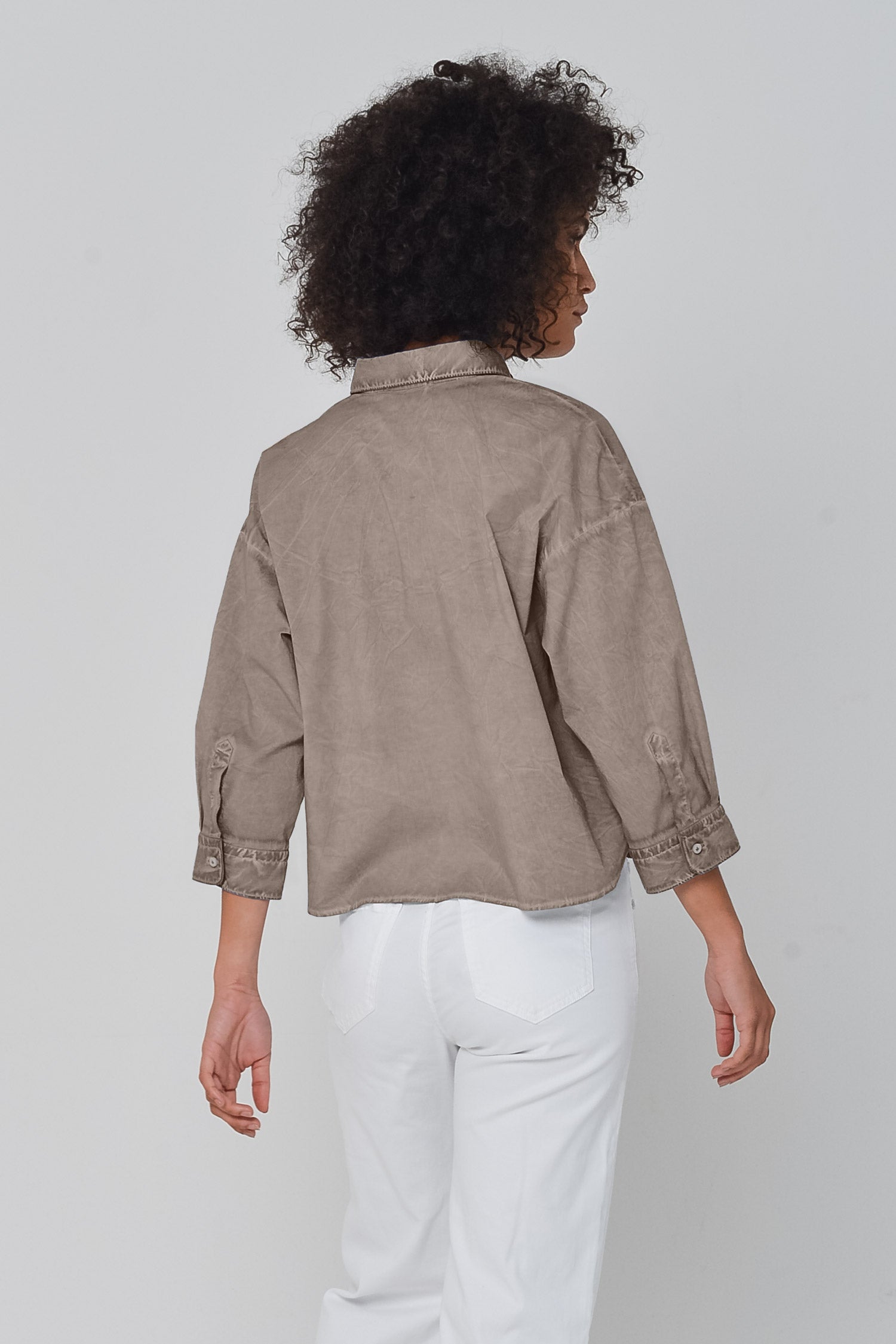 Crop Poplin Shirt Reef - Shirts