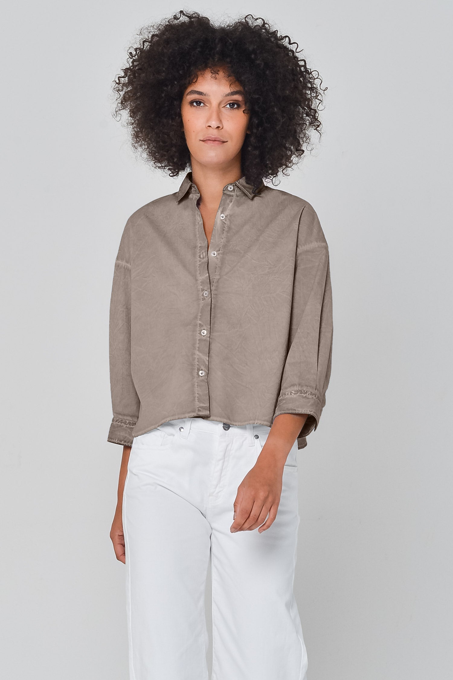 Crop Poplin Shirt Reef - Shirts