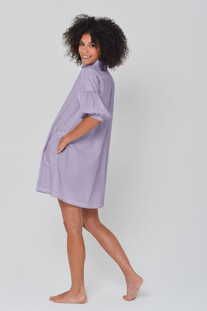 Day Off Poplin Shirtdress in Mauve
