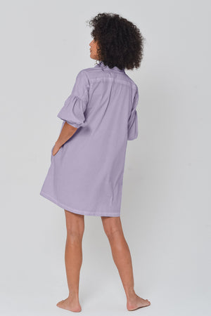 Day Off Poplin Shirtdress in Mauve