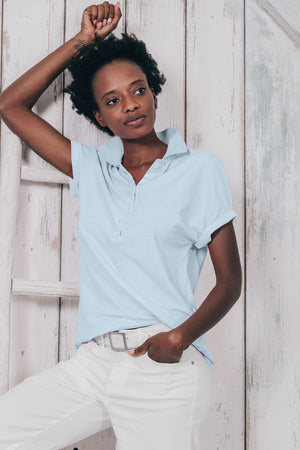 Drop Shoulder Polo Shirt - Anice - Polos