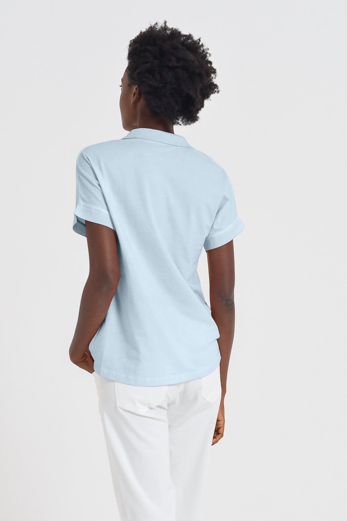 Drop Shoulder Polo Shirt - Anice - Polos