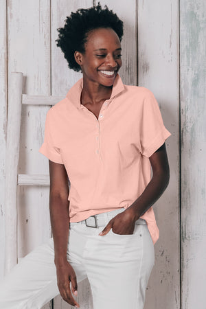 Drop Shoulder Polo Shirt - Barbuda - Polos