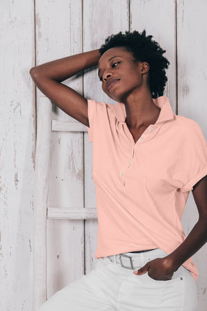 Drop Shoulder Polo Shirt - Barbuda - Polos