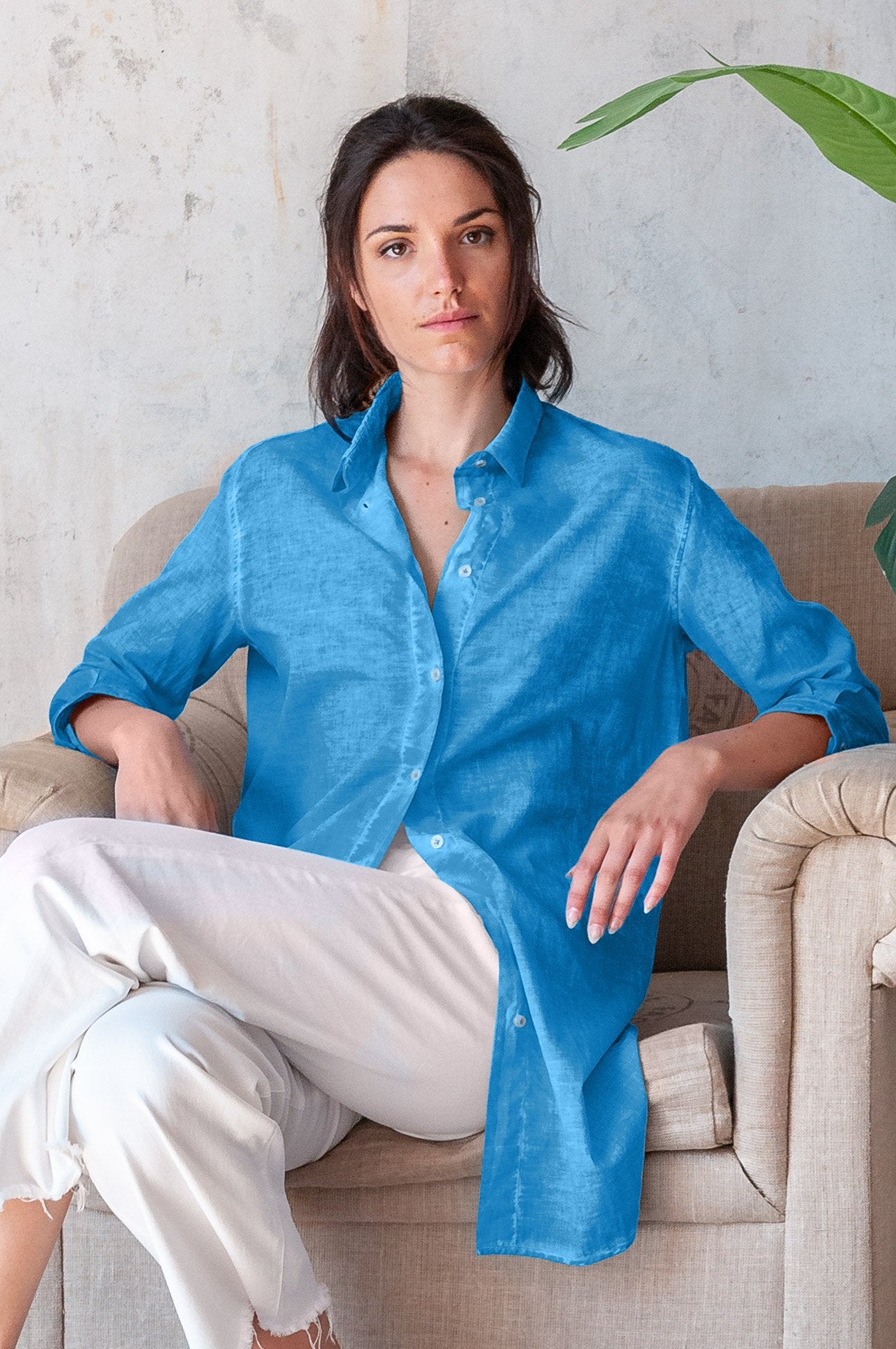 Effortless Voile Open Tunic - Lavezzi - Shirtdress