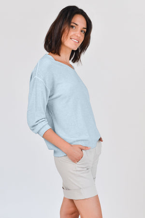 Egg Shaped Cotton Sweater - Anice - Sweaters