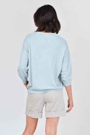 Egg Shaped Cotton Sweater - Anice - Sweaters