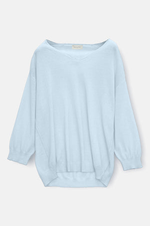 Egg Shaped Cotton Sweater - Anice - Sweaters