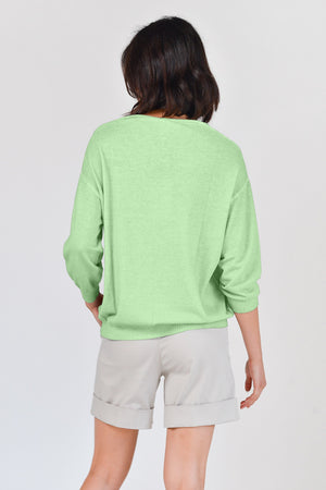 Egg Shaped Cotton Sweater - Antigua - Sweaters