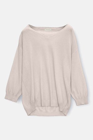 Egg Shaped Cotton Sweater - Canapa - Sweaters