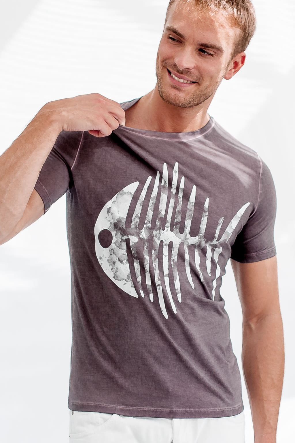 Fishbone T-Shirt - Caribe