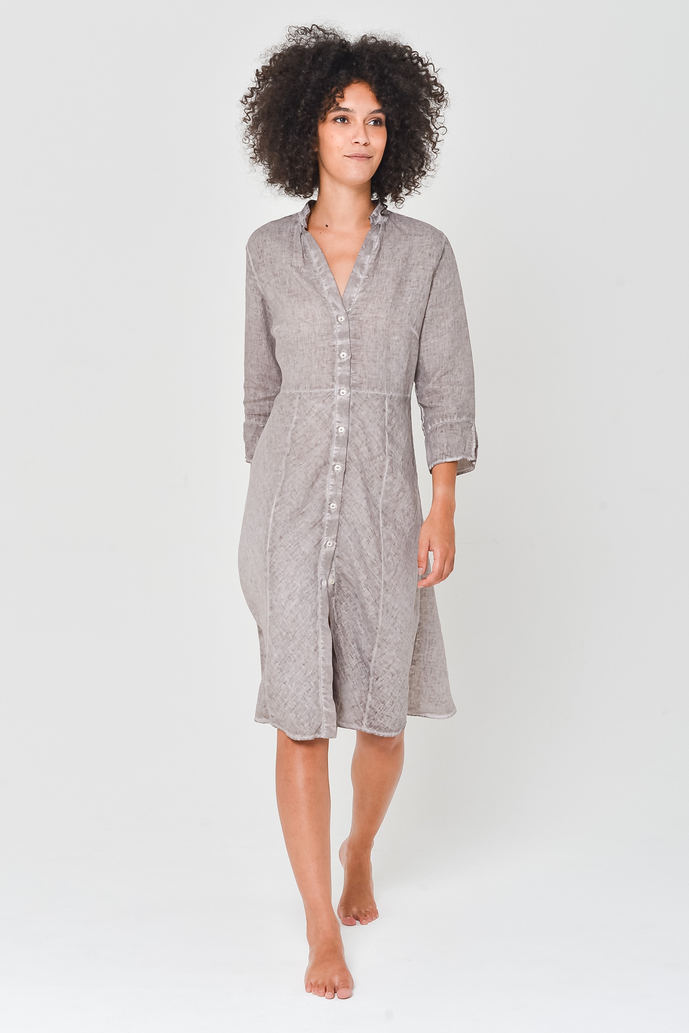 Fitted Shirtdress in Reef