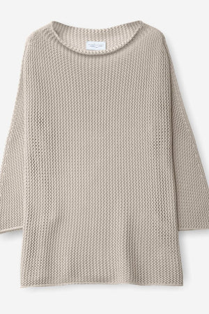 Fresh Cotton Openwork Jumper - Corda - Sweaters
