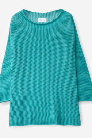Fresh Cotton Openwork Jumper - Paraggi - Sweaters