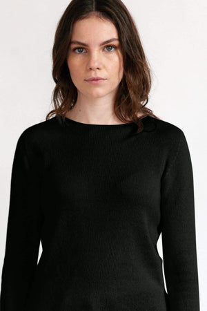 Gress - Slim Crew Neck Sweater - Cave