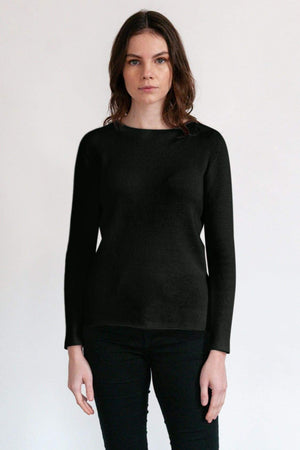 Gress - Slim Crew Neck Sweater - Cave
