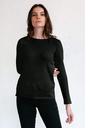 Gress - Slim Crew Neck Sweater - Cave