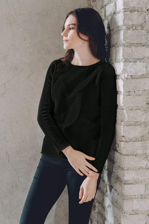 Gress - Slim Crew Neck Sweater - Cave