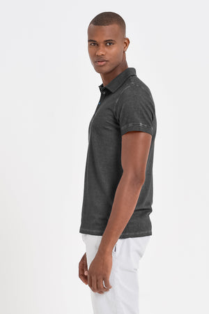 Hampton Polo Shirt - Pietra - Polos