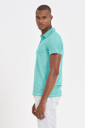 Hampton Polo Shirt - Water - Polos