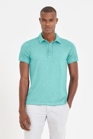 Hampton Polo Shirt - Water - Polos