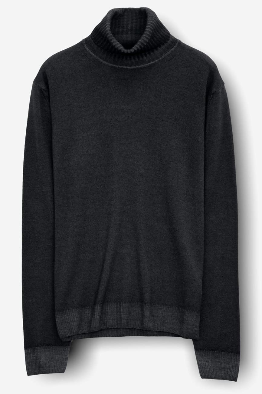 Haster - Basalt Merino Turtleneck Sweater - Sweaters