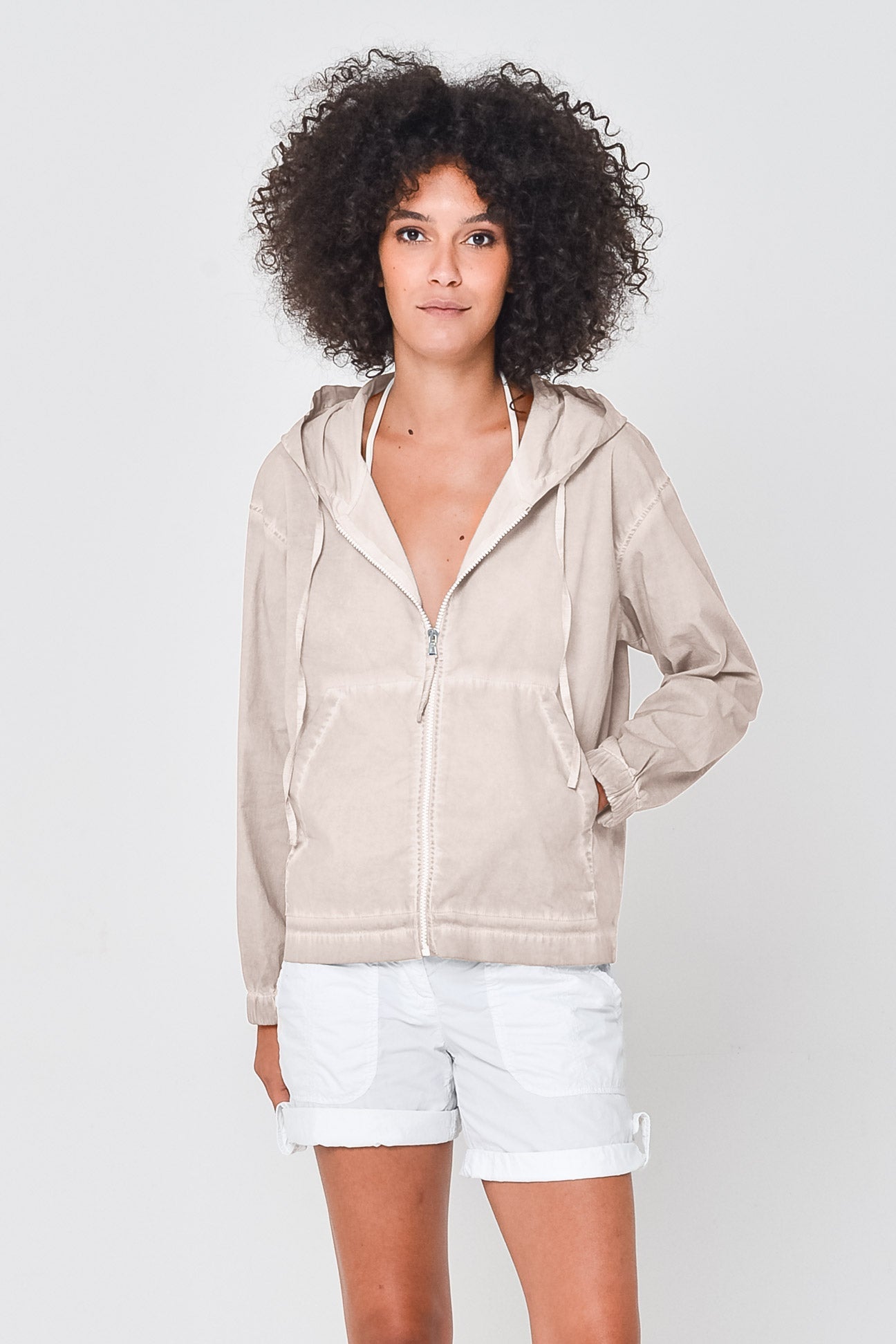 Pique Bomber Jacket - Canapa - Jackets