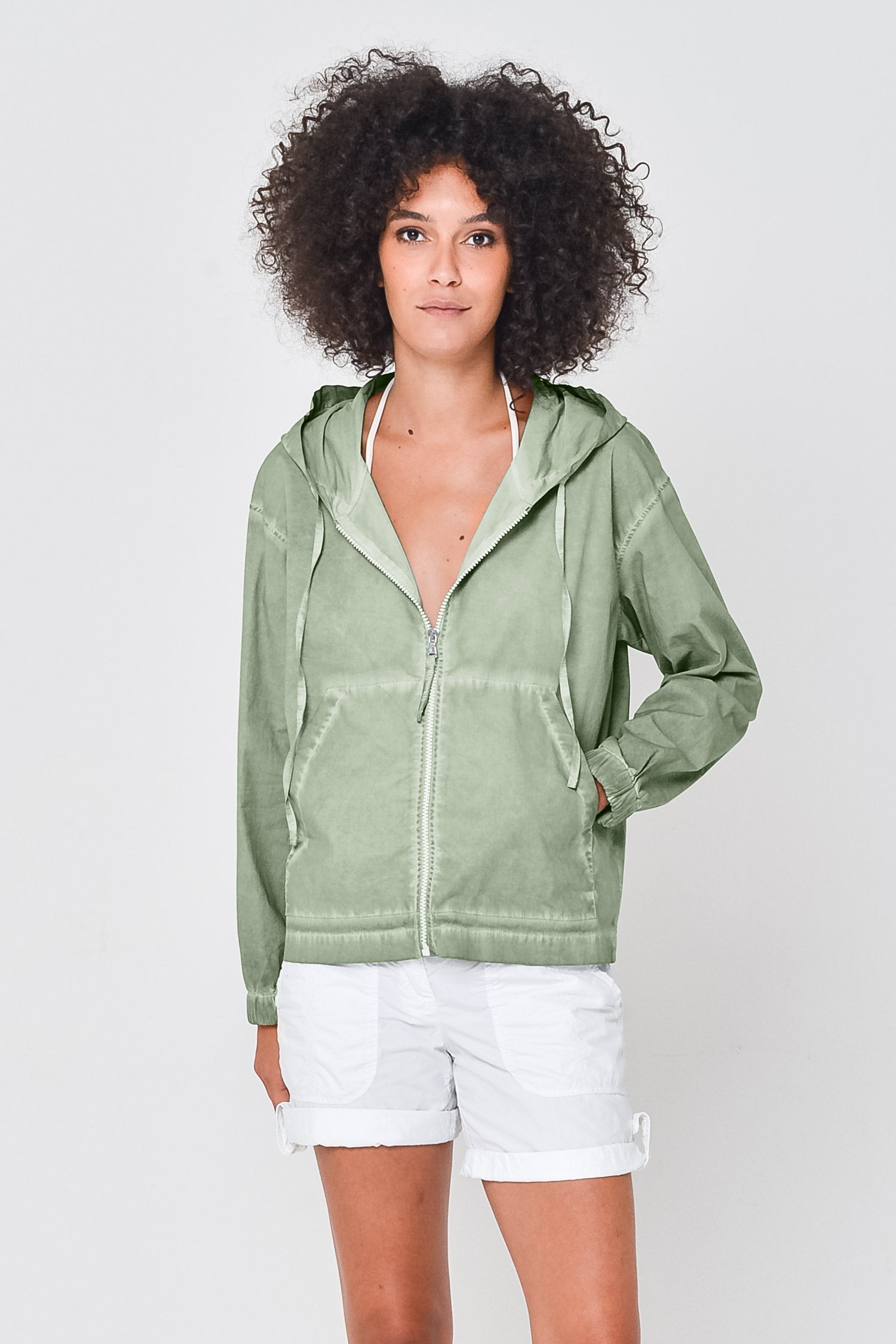 Pique Bomber Jacket - Palm - Jackets