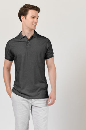Jersey Polo Shirt - Pietra - Polos