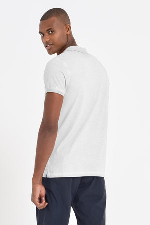 Jersey Polo Shirt - White - Polos