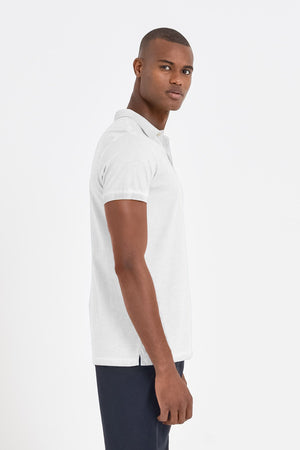 Jersey Polo Shirt - White - Polos