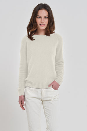 Keose Foam - Cashmere Merino Crop Sweater - Sweaters