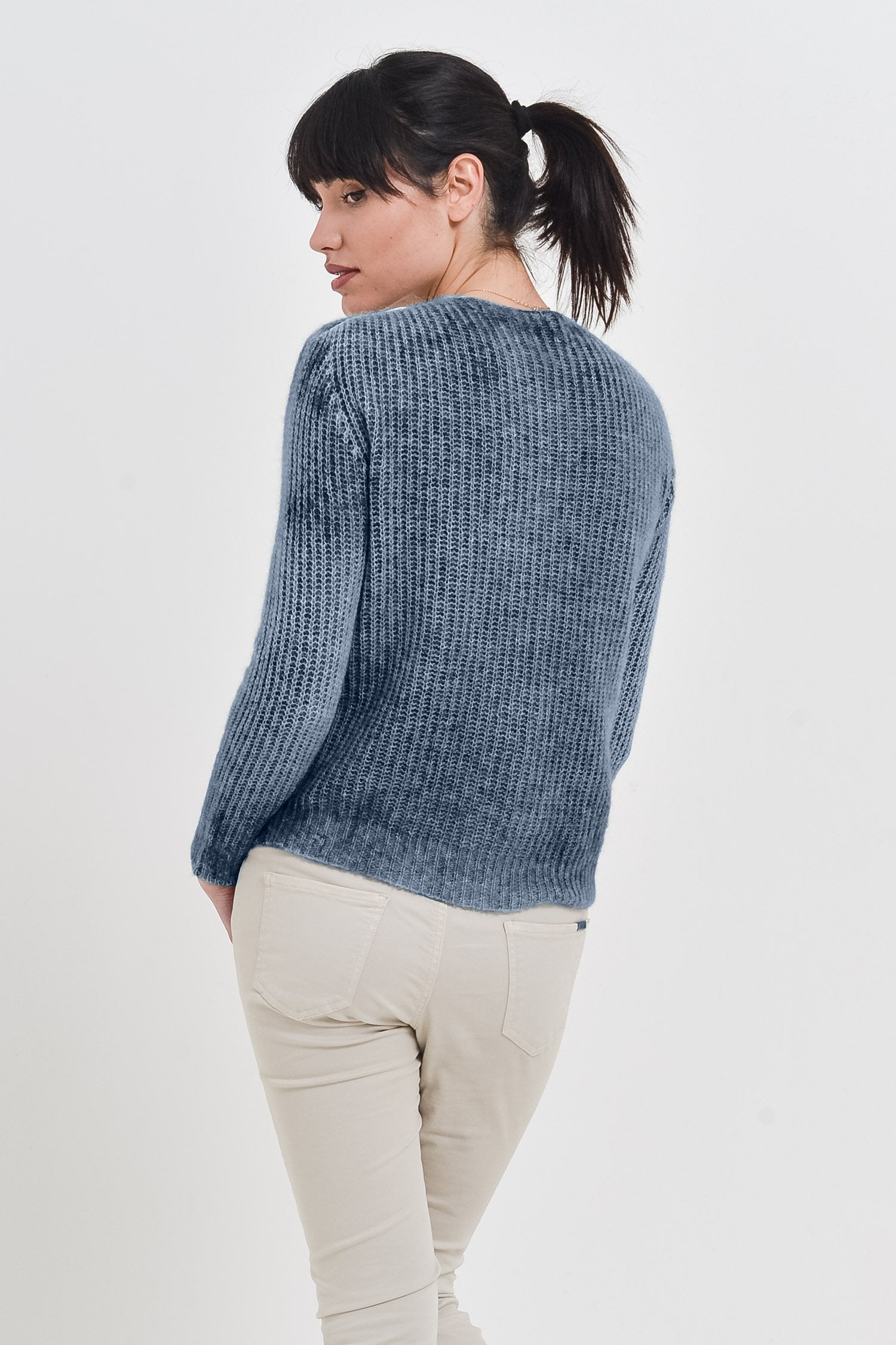 Kibane Navy - Alpaca Cardi - Cardigans